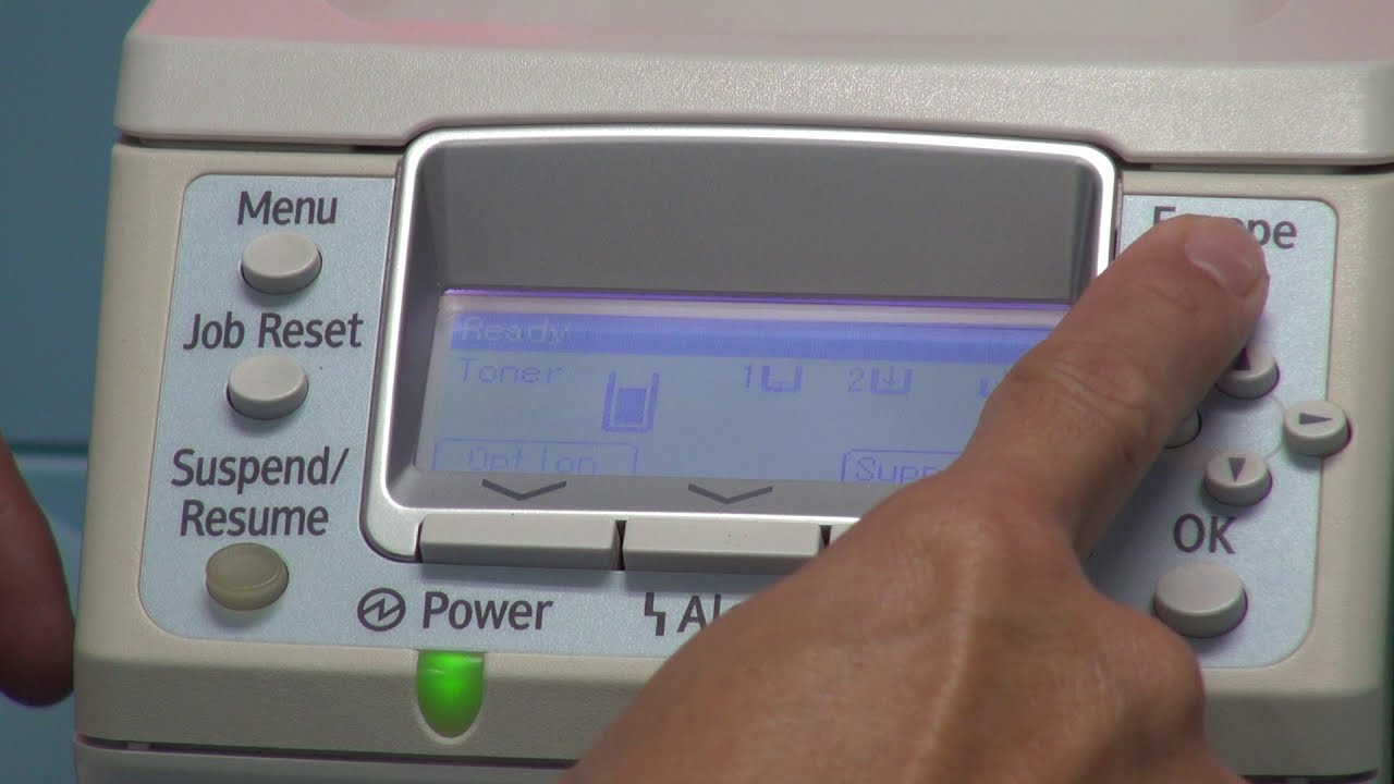 Configuring of Paper Tray Setting of Ricoh Aficio SP 8200DN