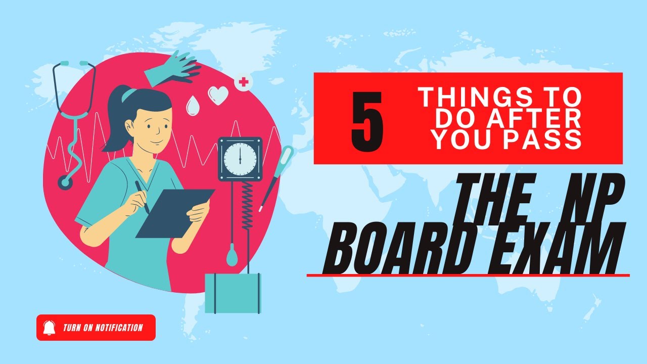5 things to do after passing NP board exam Animated Video