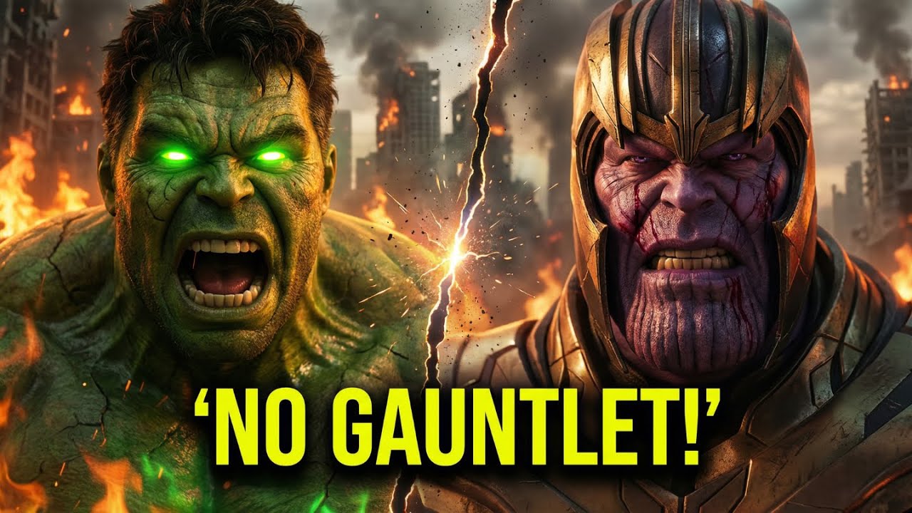 HULK vs THANOS: The Fist Fight (No Infinity Stones) - Battle