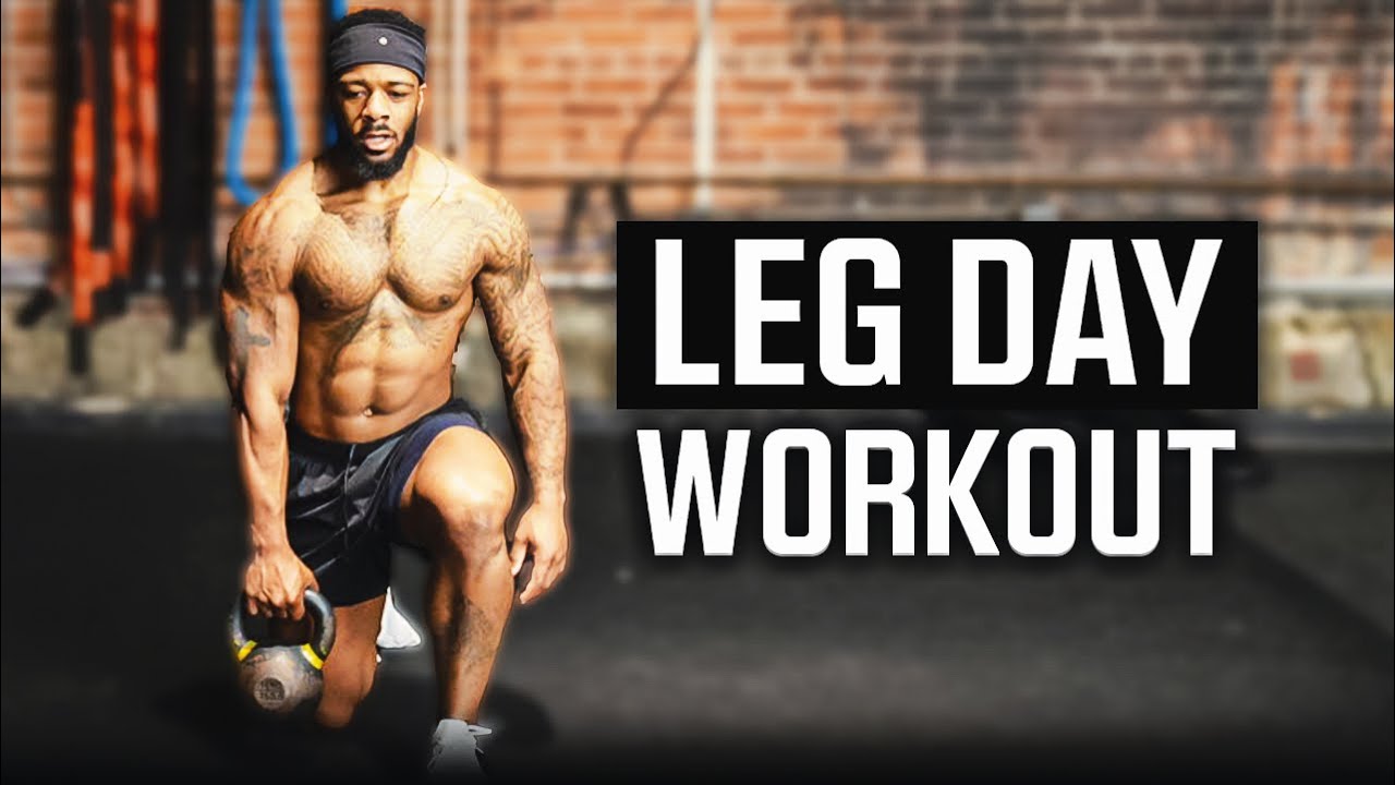 EveryGotdamndre Quad Kettlebell Leg Day ￼, quads , glutes , hamstrings, calves