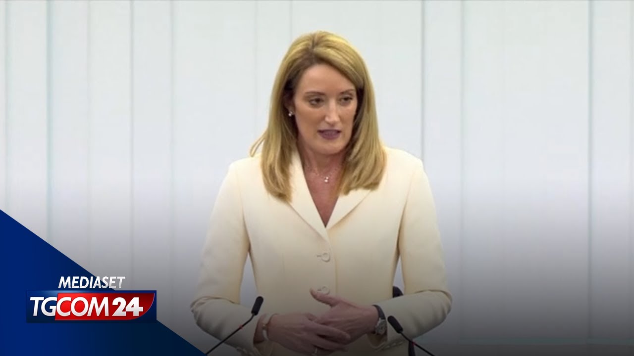 Metsola, in italiano le prime parole da presidente: 