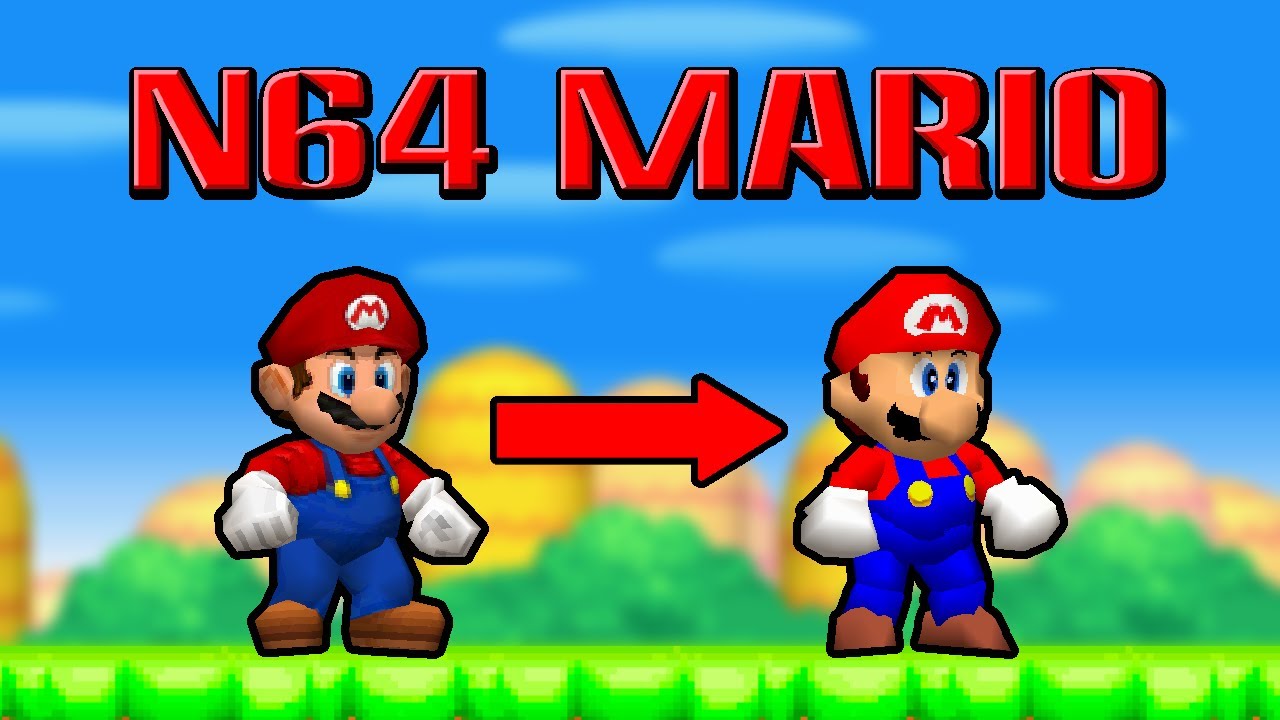 N64 Mario in New Super Mario Bros DS | 4K