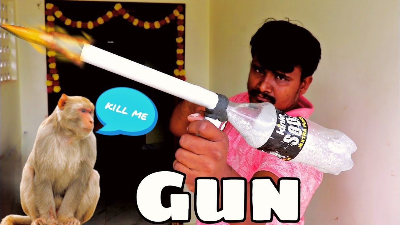 Gun making at Home easy🔫 | toy gun making in telugu | mr mahesh