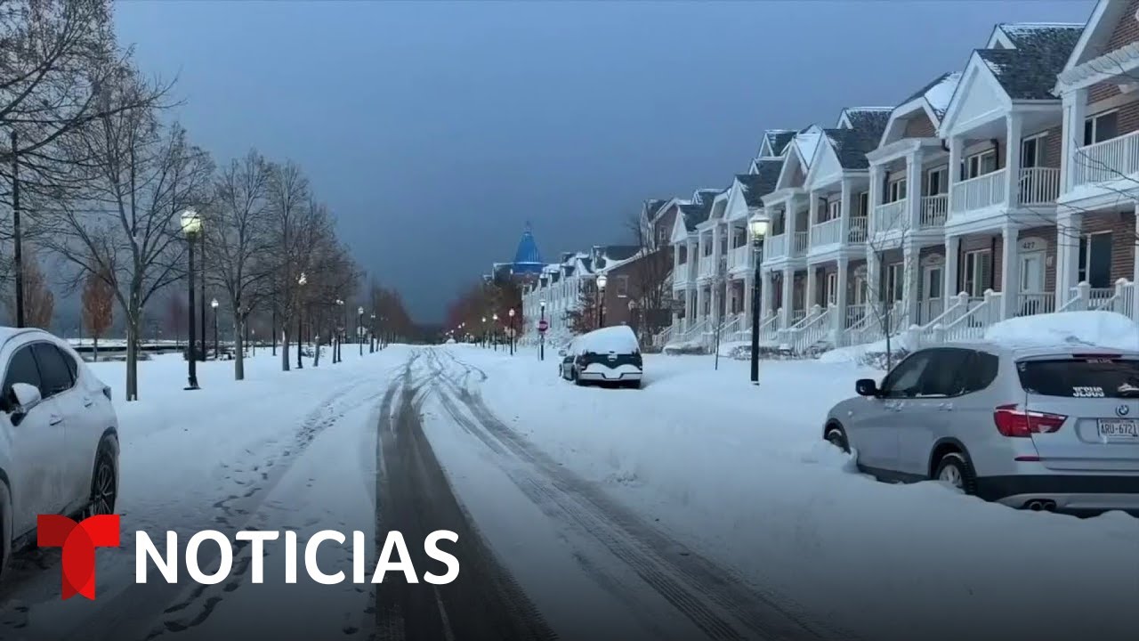 Ola de fr&iacute;o obliga a 100 millones de personas a vivir temperaturas g&eacute;lidas | Noticias Telemundo