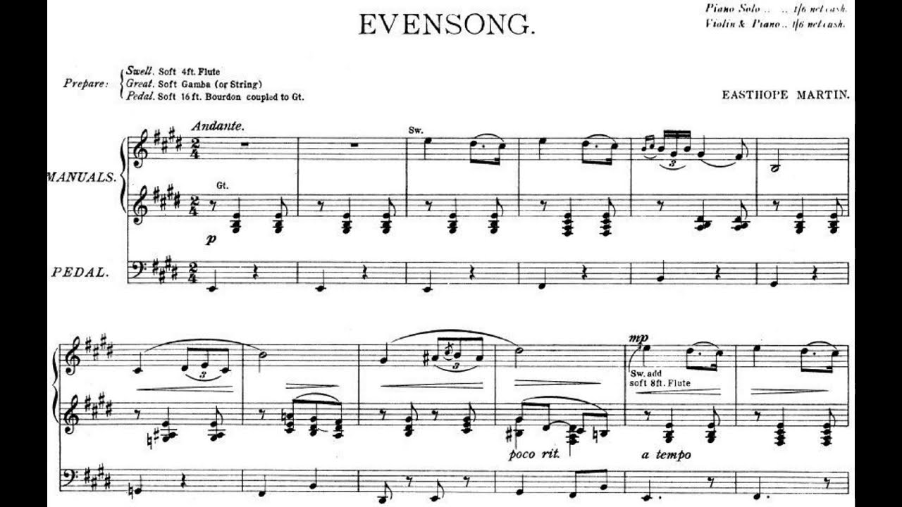 Evensong  - Martin Easthope