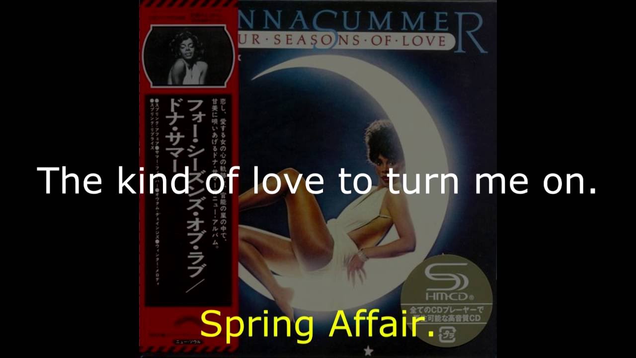 Donna Summer - Spring Affair LYRICS - SHM 