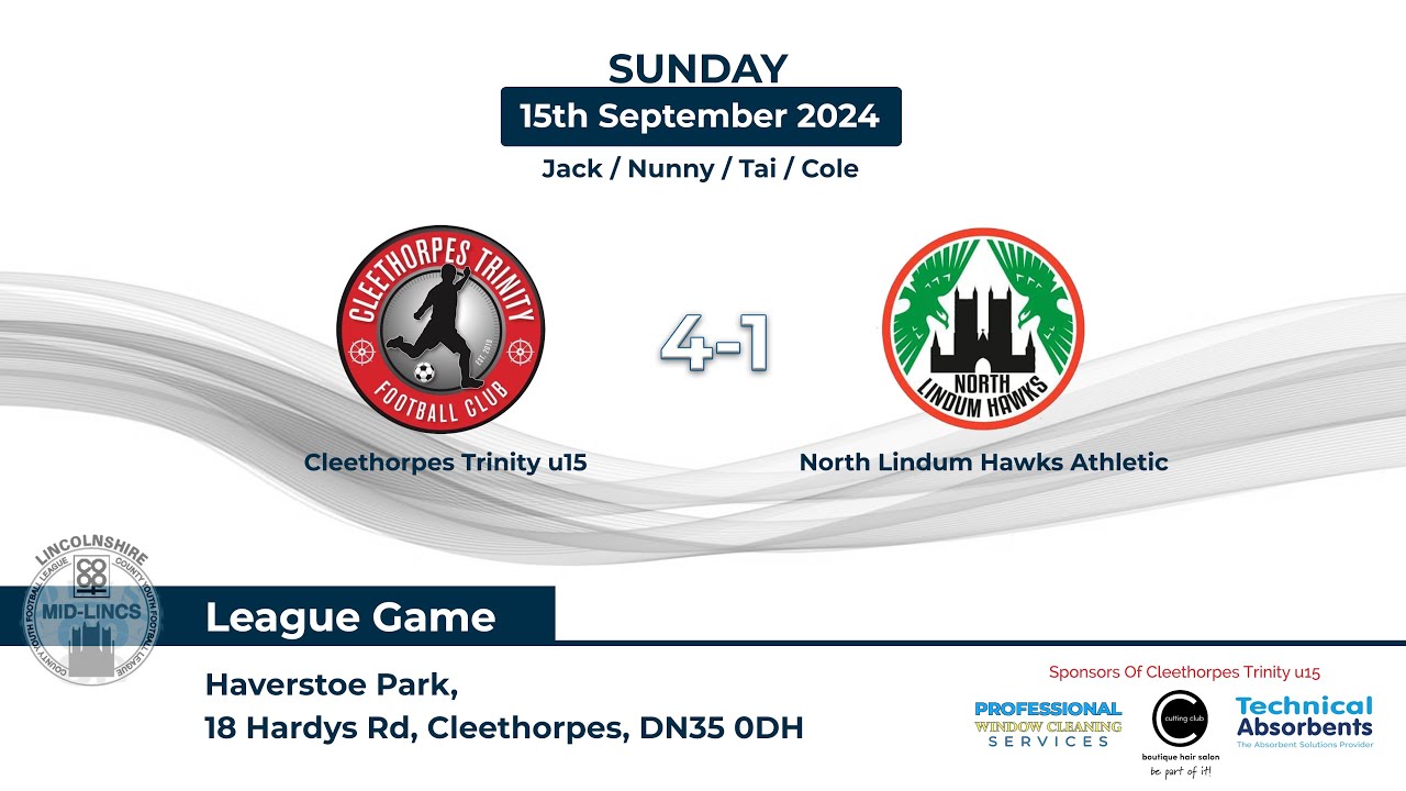2024-09-15 - Cleethorpes Trinity 4-1 North Lindum Hawks Athletic