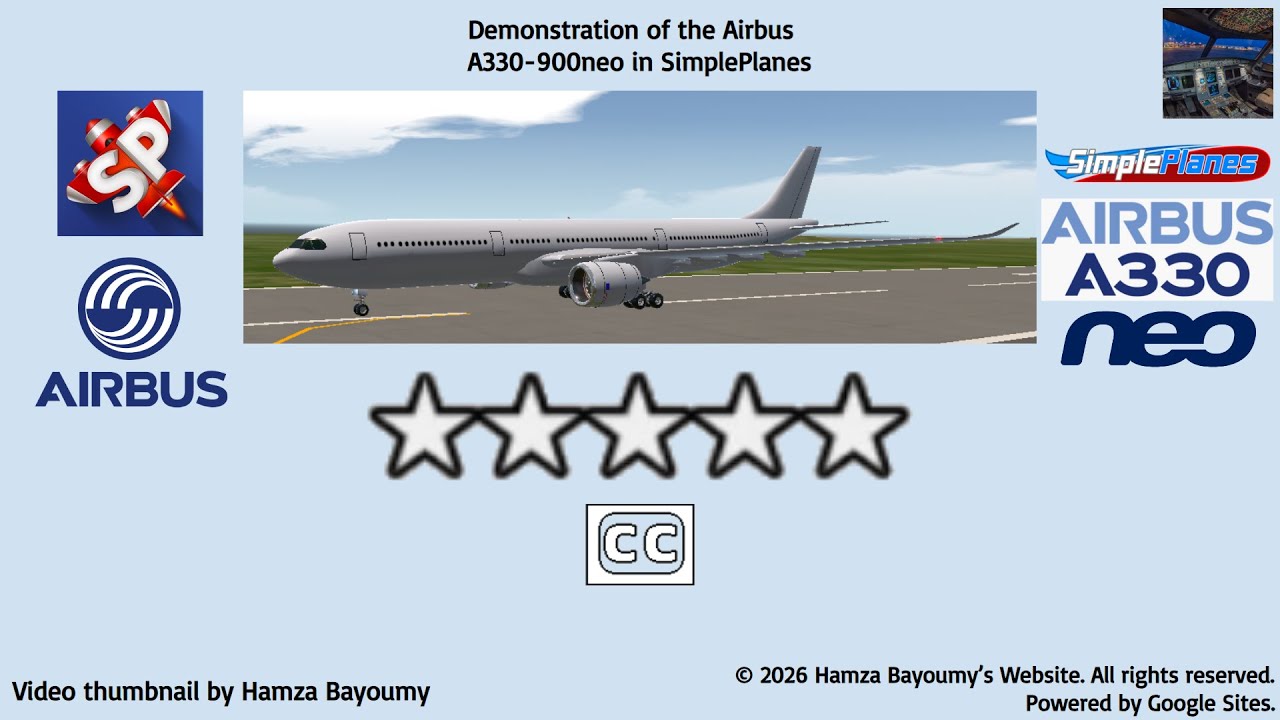Demonstration of the Airbus A330-900neo in SimplePlanes