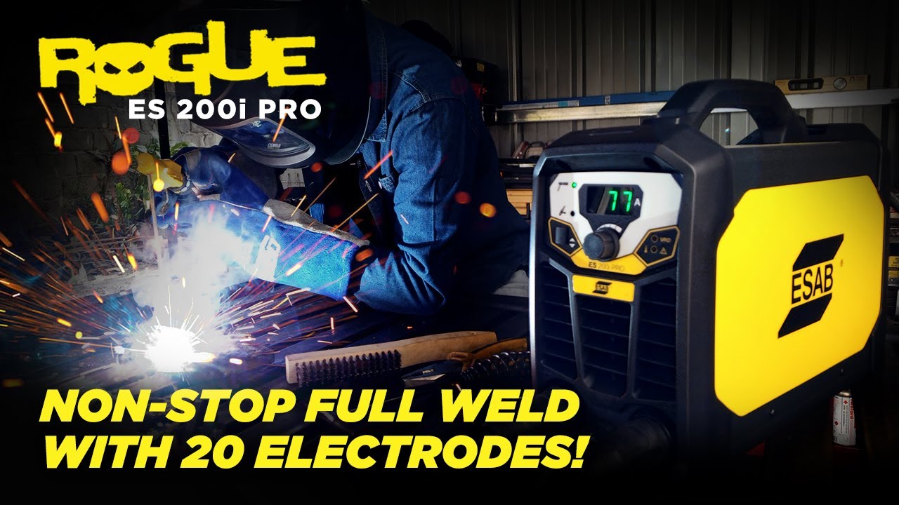 ESAB Rogue ES 200i Pro | 20 Electrodes Stick Welding Torture Test (Real Results!)