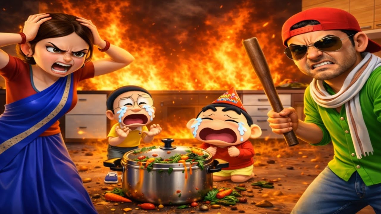 NOBITA NE 🤩 KISHAN JALA DIYA 💥 INDIAN THEFT AUTO NOBITA 😱 BHAG GAYA || ANNHA GAMERZ 