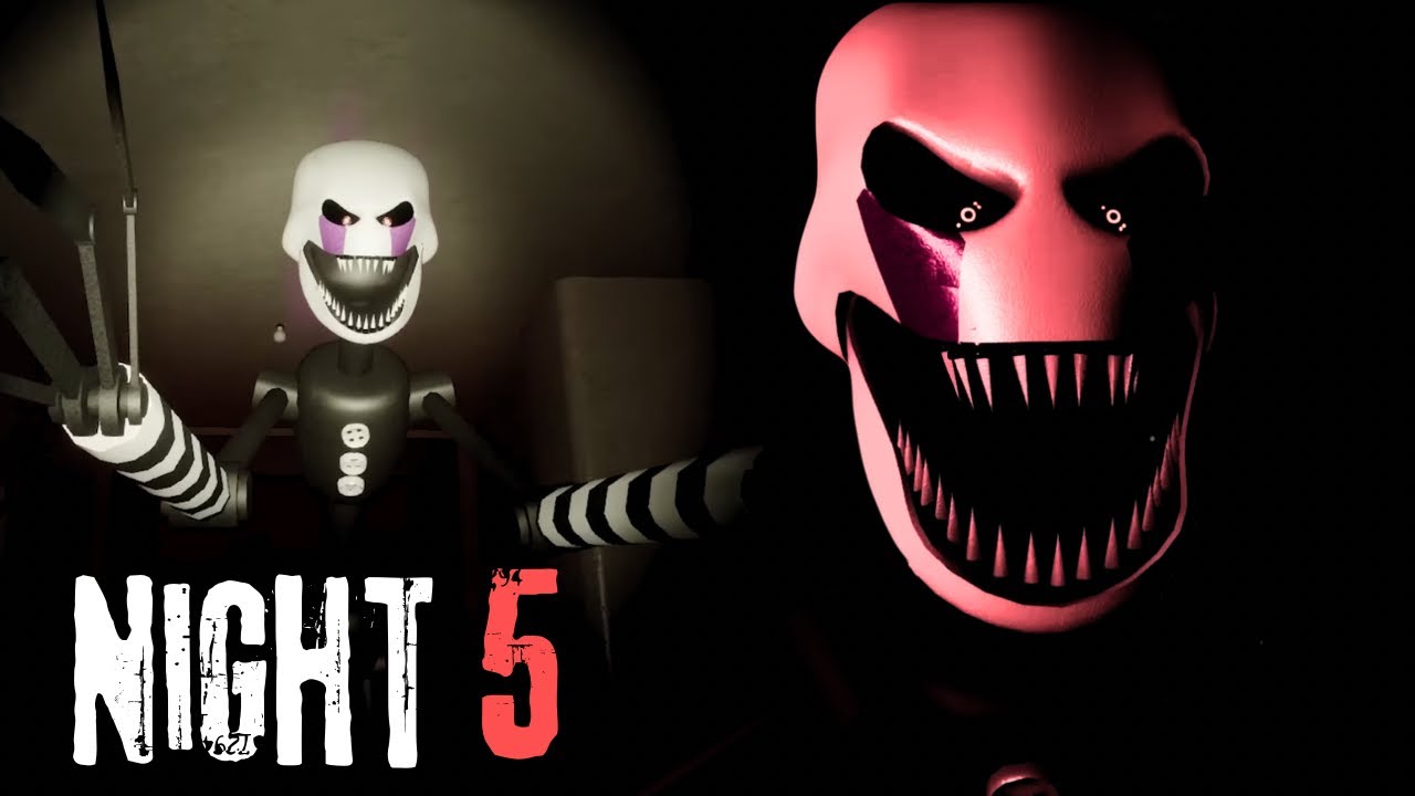 PUPPET CHASES ME ON THE LAST NIGHT - Those Night At Fredbear PT 3