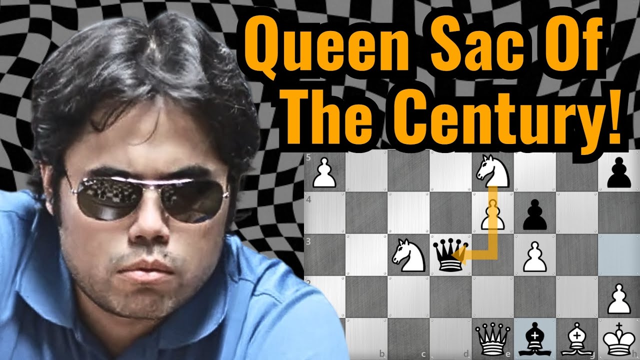 Hikaru Nakamura Sacrifices His Queen 4 Times! 