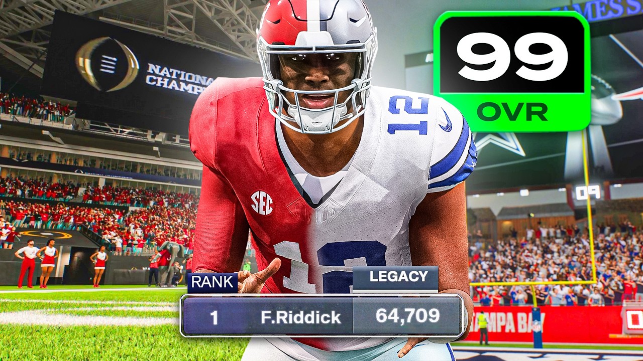 Following the ENTIRE Career of a 99 Overall QB