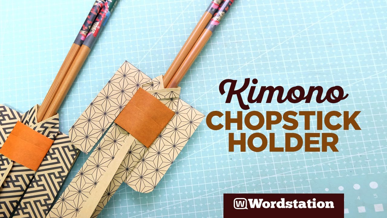 #DIY NO FUSS! Kimono Chopstick Holder for Party Decoration/ Exclusive Gift HANDMADE