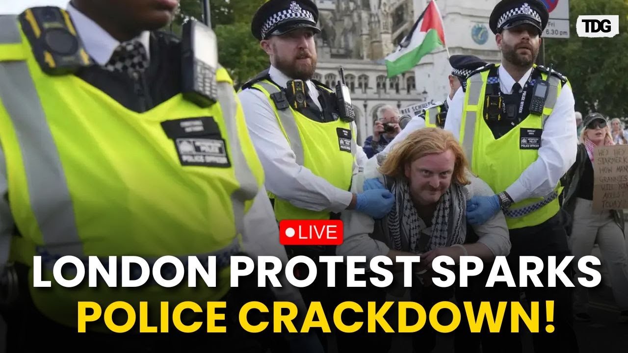 London Protest Chaos LIVE: Dozens Arrested as Police Break Up London Palestine Action Protest