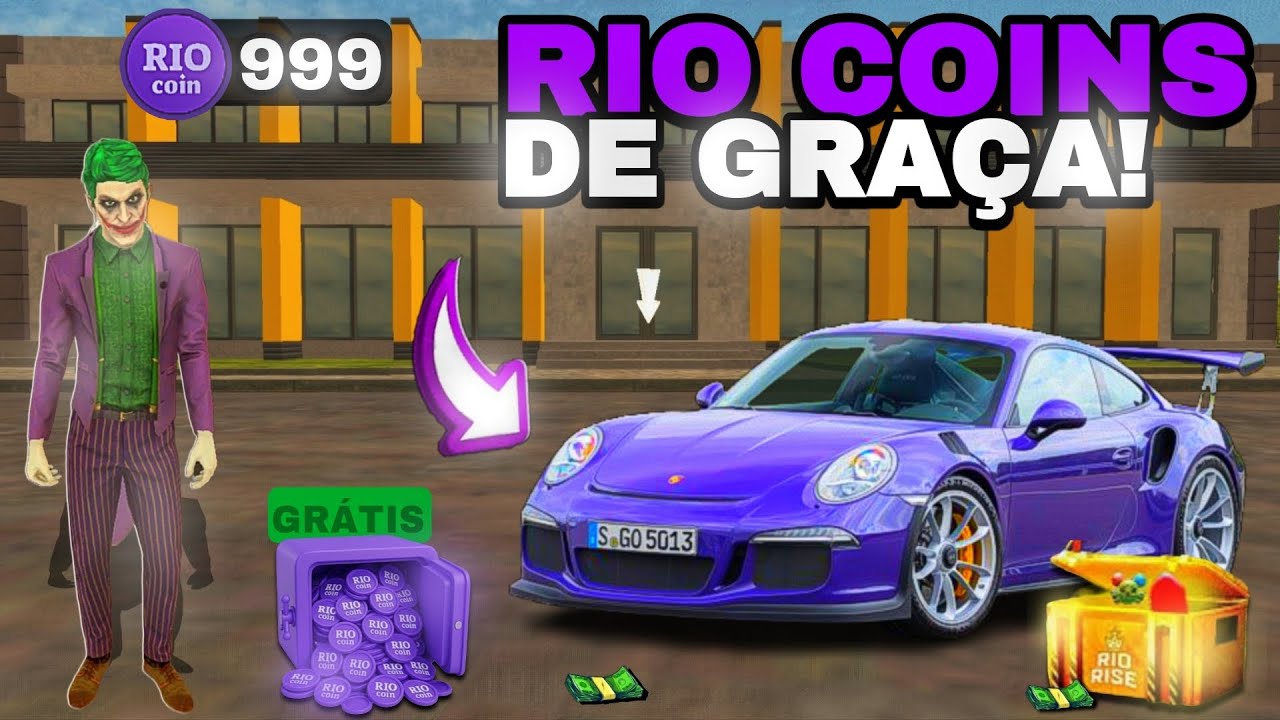 TRÊS MANEIRAS🔥 de SE CONSEGUIR✅ RIO COINS GRÁTIS🤑 no | RIO RISE!🟣 Rio coins grátis!🔥🤑✅