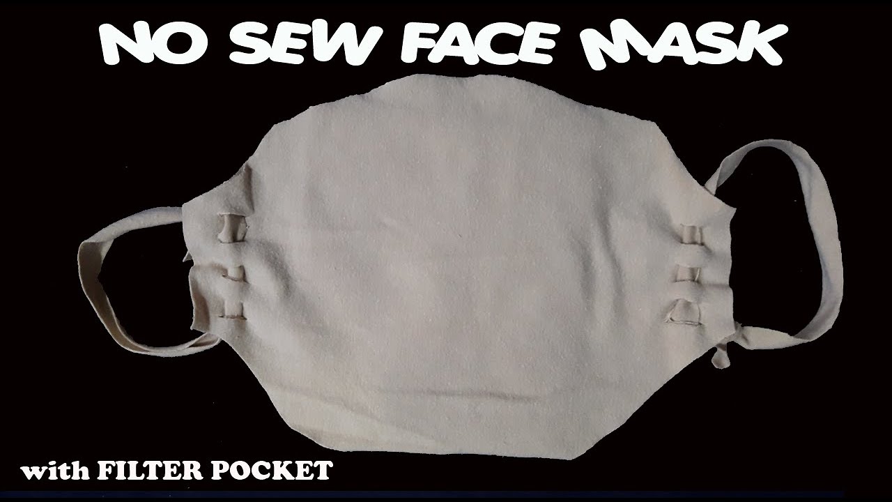 NO SEW DIY Face mask | Using Cloth & Scissor Only | Homemade Face mask