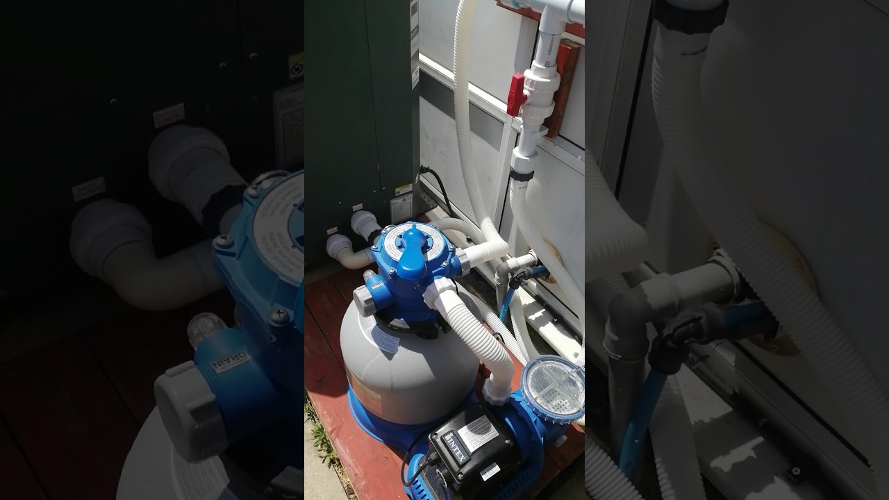 Intex pool with heat pump