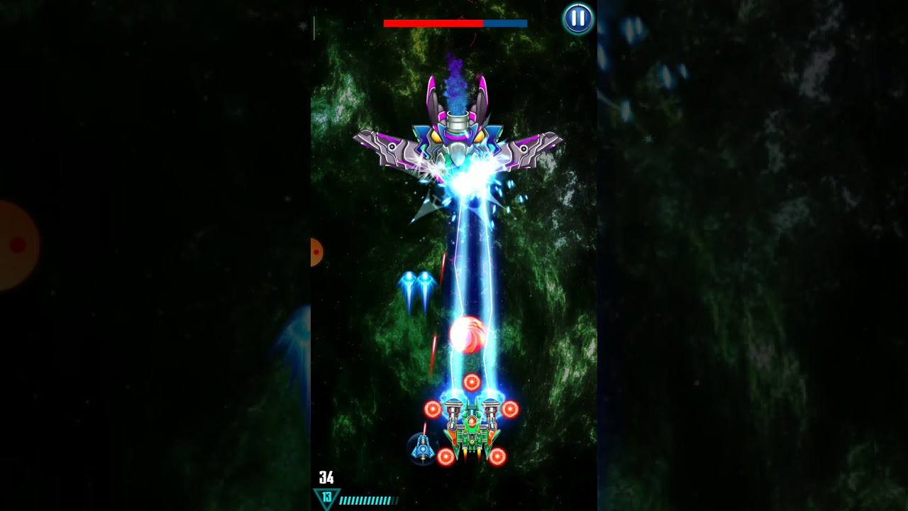 Galaxy Attack Alien Shooter Dynastinae Boss Tutorial without Slow Motion Tool
