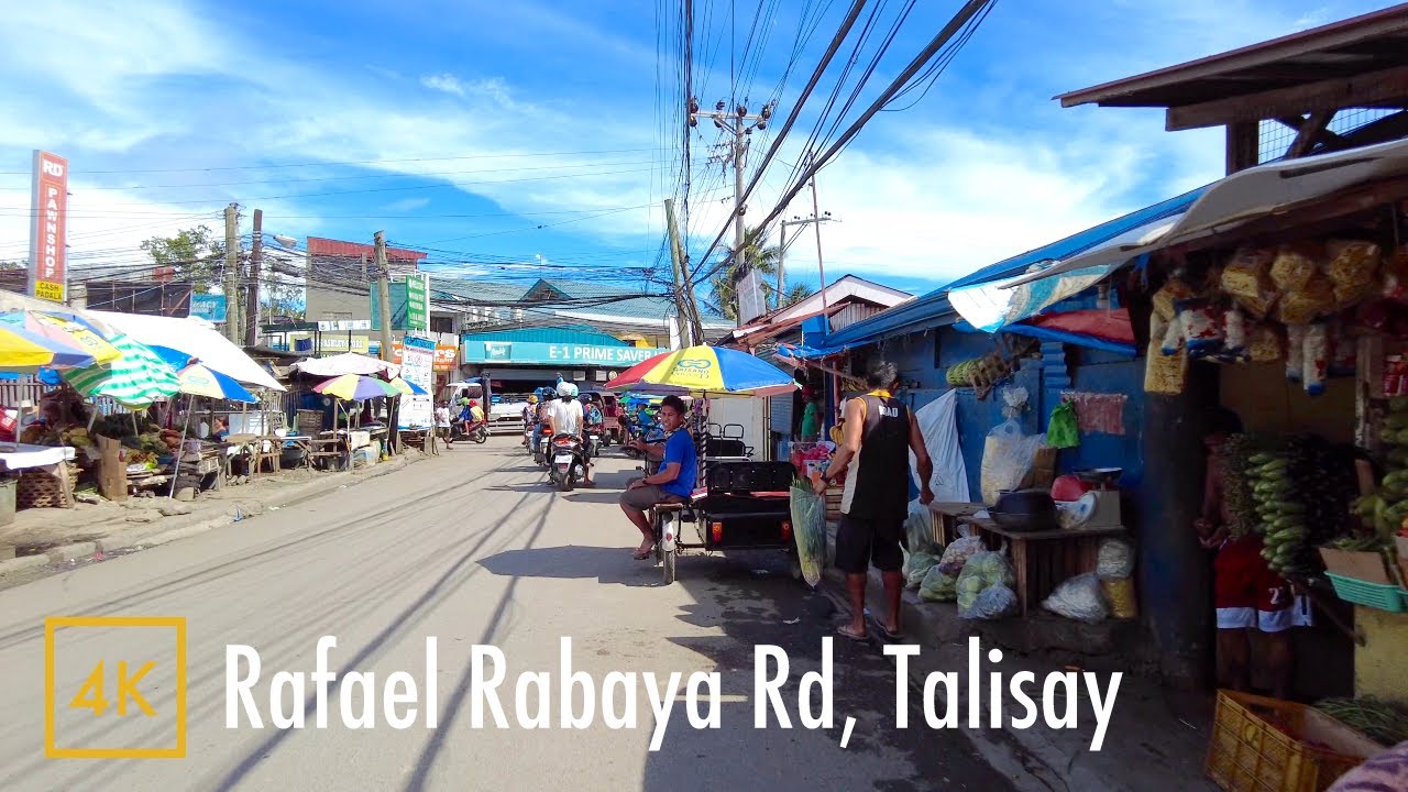 Rafael Rabaya Road, Talisay City, Cebu, Philippines【4K】