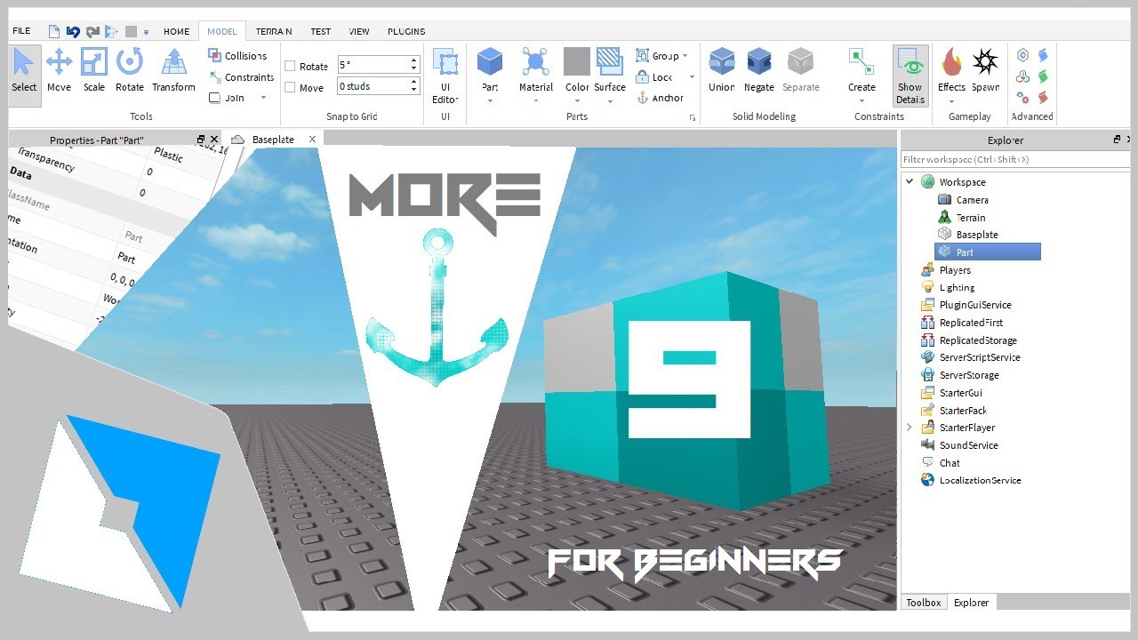 ROBLOX Tutorial | [MORE] 9 Things For ROBLOX Studio Beginners