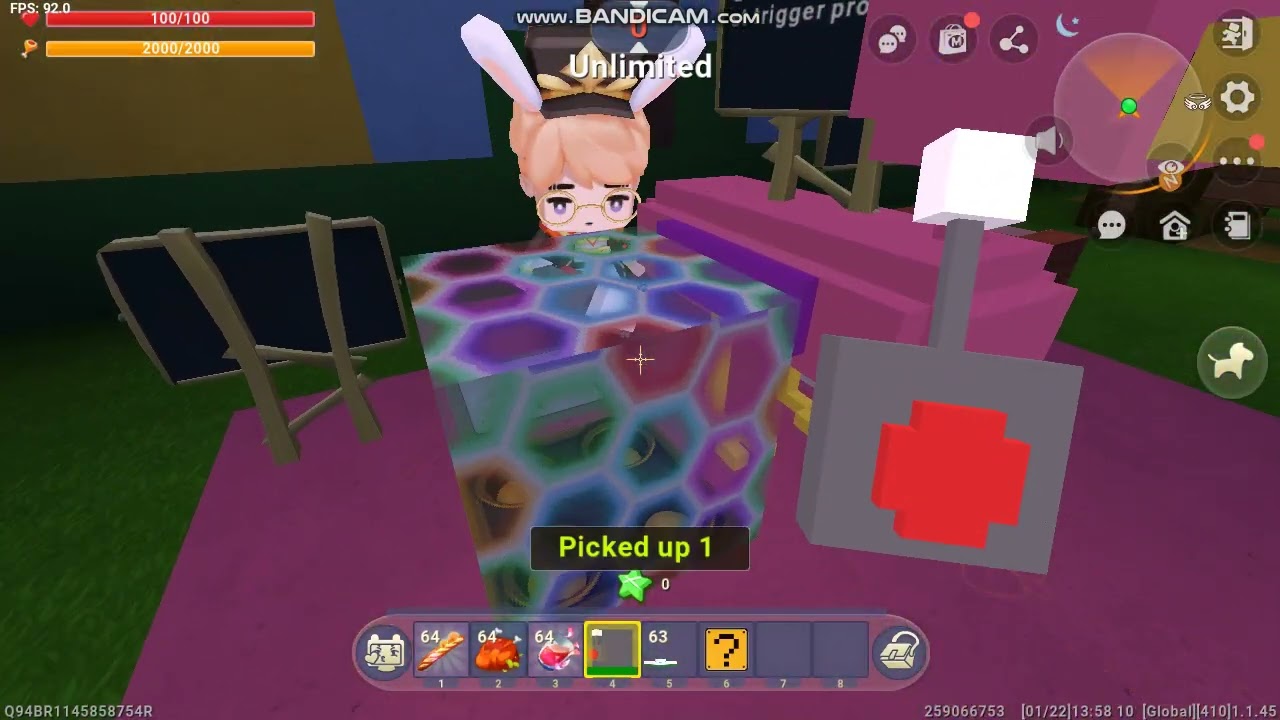 Garten of banban but in mini world