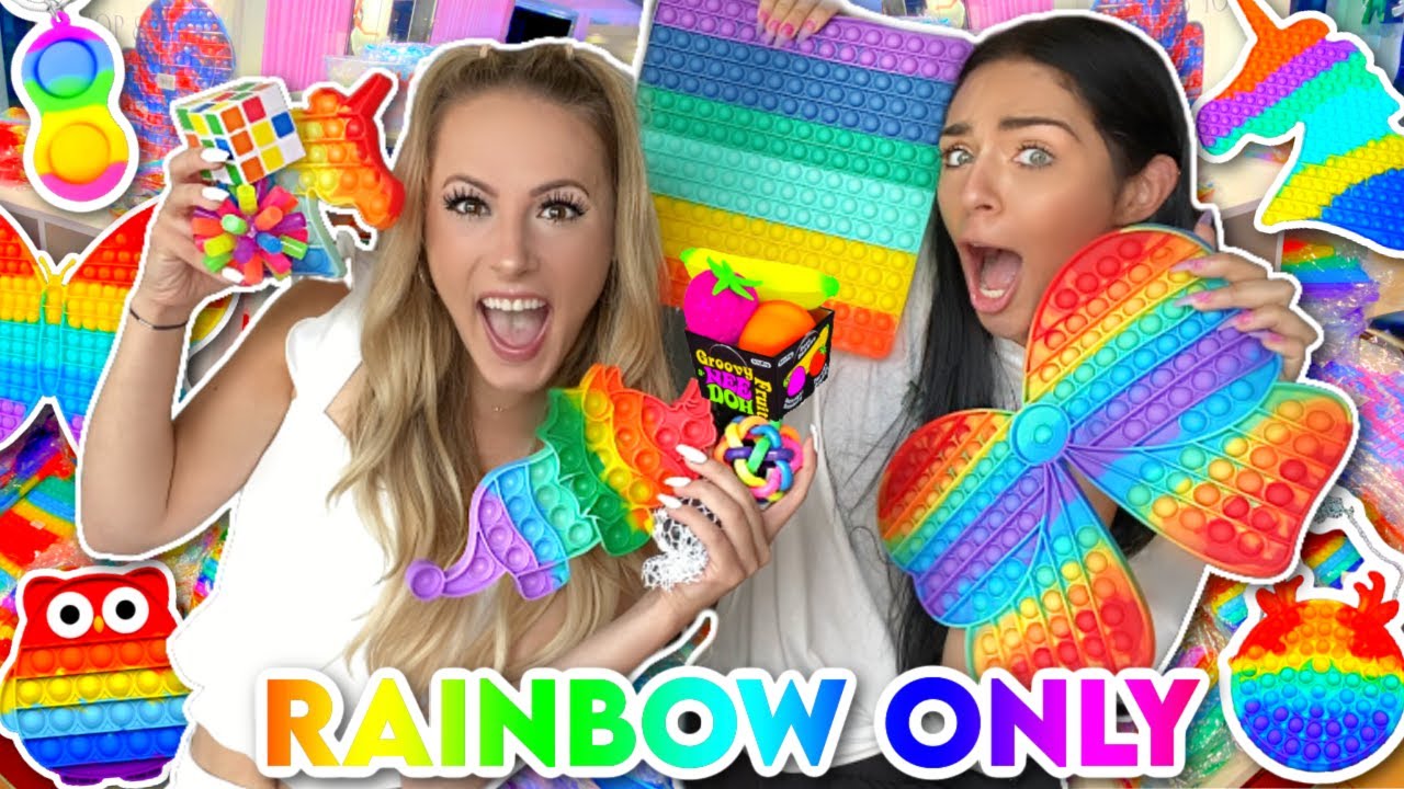🌈 RAINBOW ONLY🌈  Fidget Shopping with PURPLESTARS02!!!
