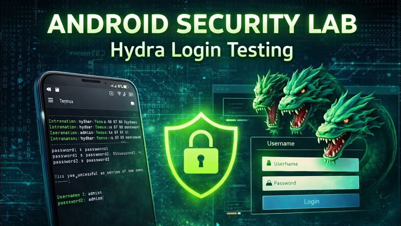 Login Security Testing on Android Using Hydra | Ethical Lab