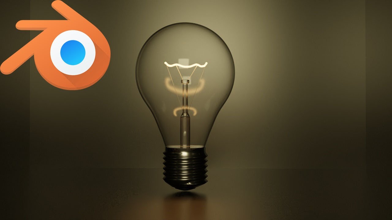 tutorial blender - incandescent light bulb