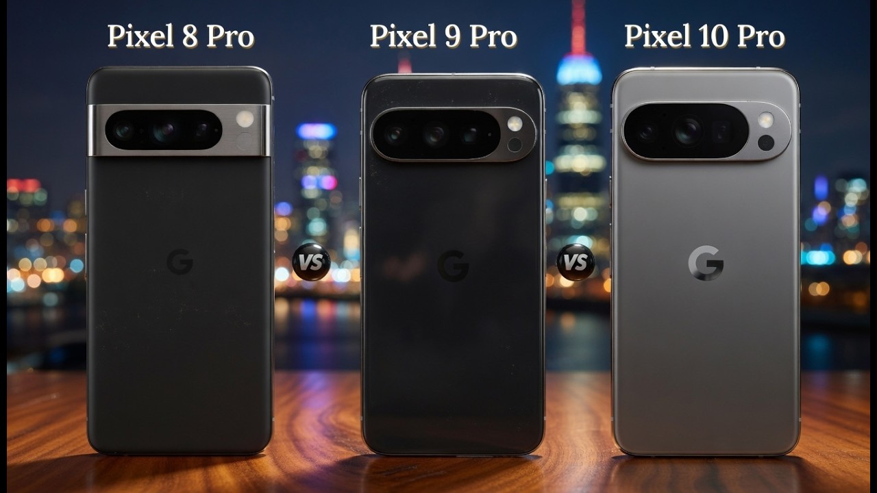 Google Pixel 8 Pro vs Pixel 9 Pro vs Pixel 10 Pro | Ultimate Pixel Comparison 2026 🔥