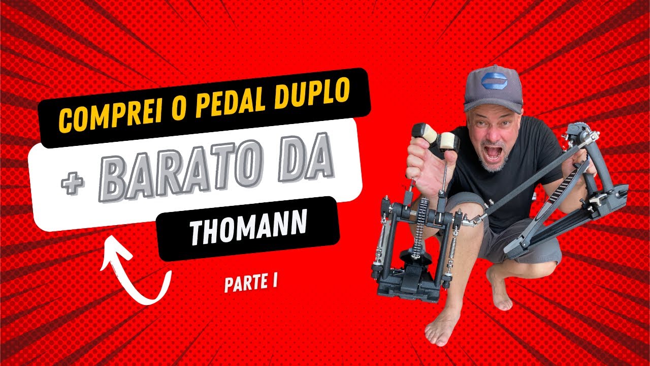PEDAL Millenium O MAIS BARATO DA THOMANN - Millenium PD-669 Stage Double Bass Pedal. Ser&aacute; que vale?