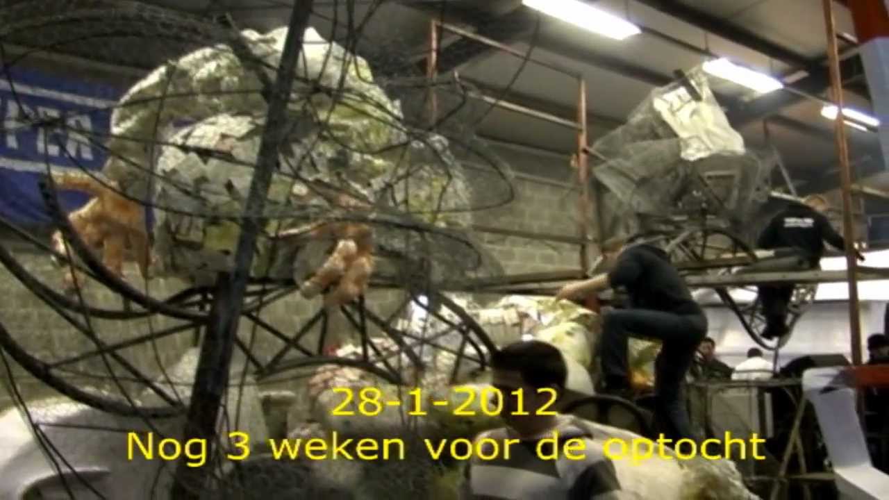Bosuilendorp Carnavalswagens bouwen 2012 (HD)