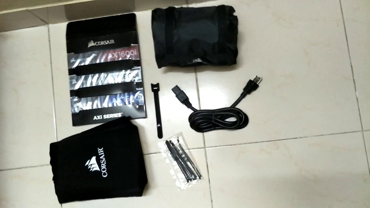 Unboxing Corsair AX1600i Titanium PSU - (DO NOT BUY for mining)