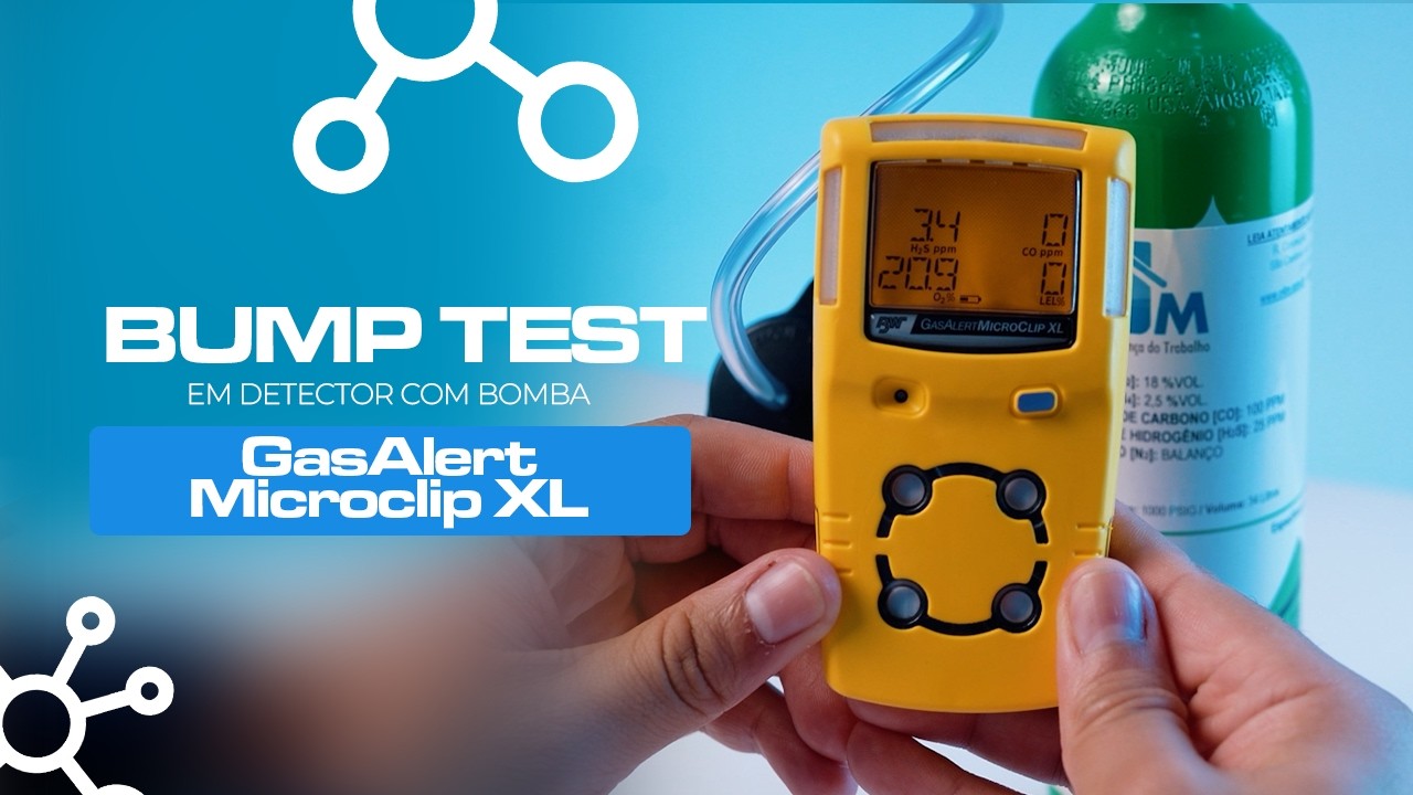 Bump Test (Teste de Resposta) em Detector de G&aacute;s sem bomba