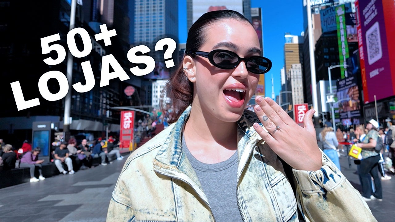 Entrei em TODAS as lojas da Times Square em 1 dia