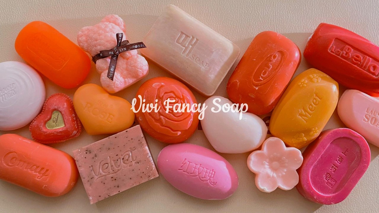 ASMR Soap Cutting/Dry Soap Cutting ASMR/Satisfying Sound ASMR/No Talking/Soaps for Valentine's Day💗💗