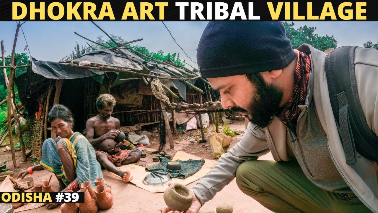 Dhokra Art Live ( TRIBAL VILLAGE ) | 5000 Year Old Hand Made Art | Metal Casting Village Dhenkanal |