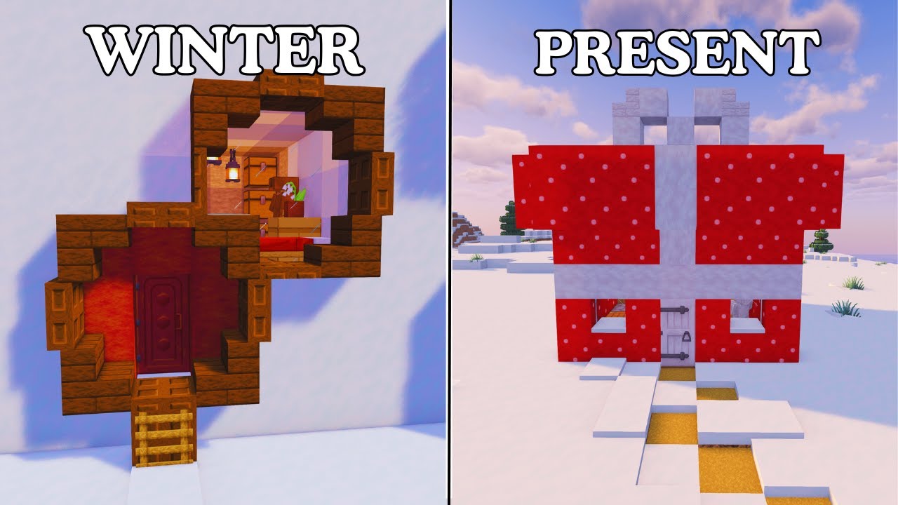 Minecraft: Top 3 Easy WINTER Starter Houses!🏠