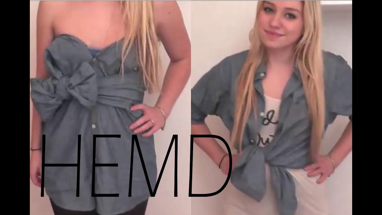 Kleid / Rock / Oberteil aus HEMD machen