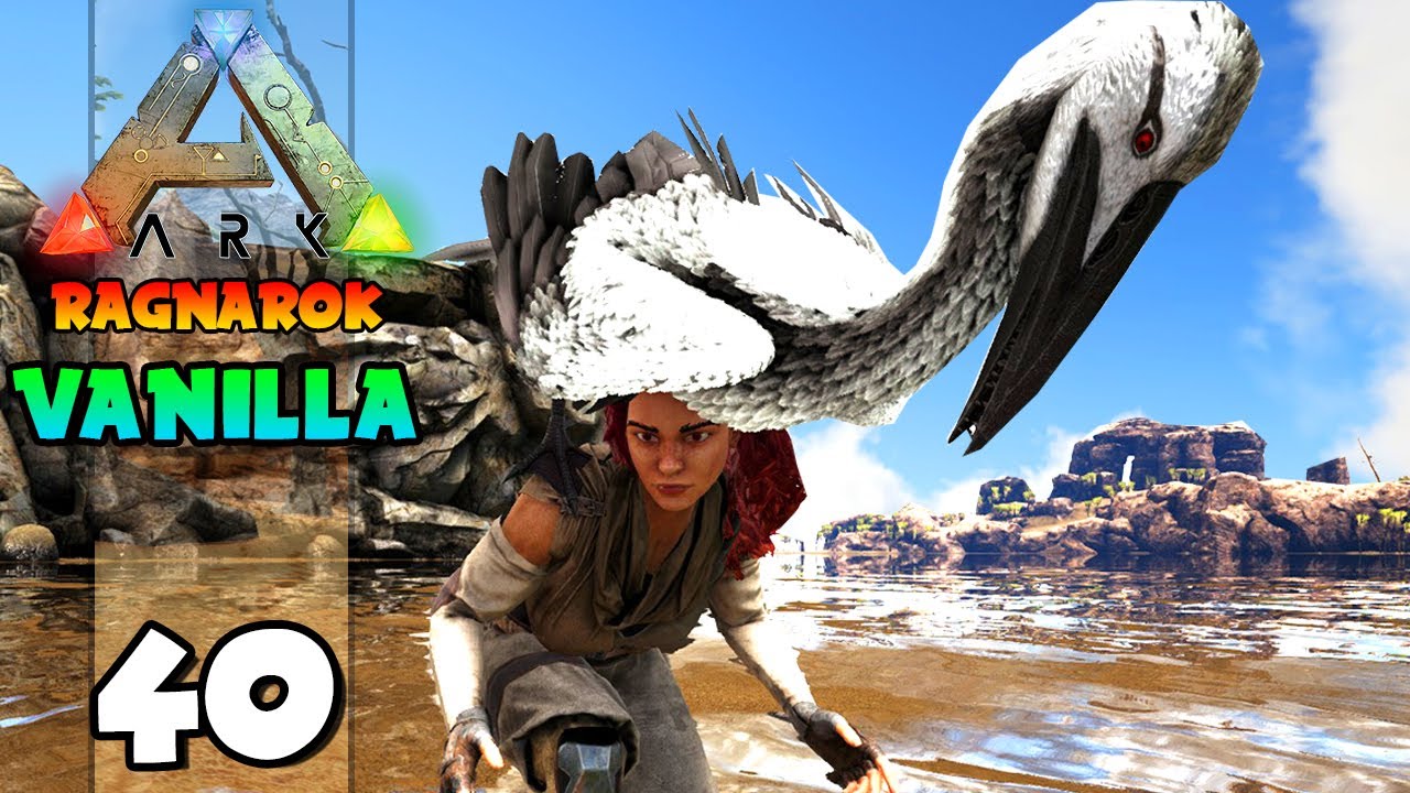O LADRÃOZINHO VOADOR (ICHTHYORNIS) UMA DAS MELHORES CRIATURAS !!! ARK: RAGNAROK (VANILLA) 40