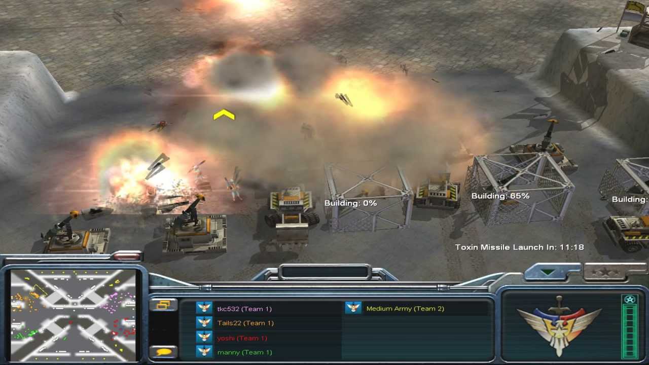 C&C Generals Zero Hour Art of Defense battle #6 (Rocket Science)