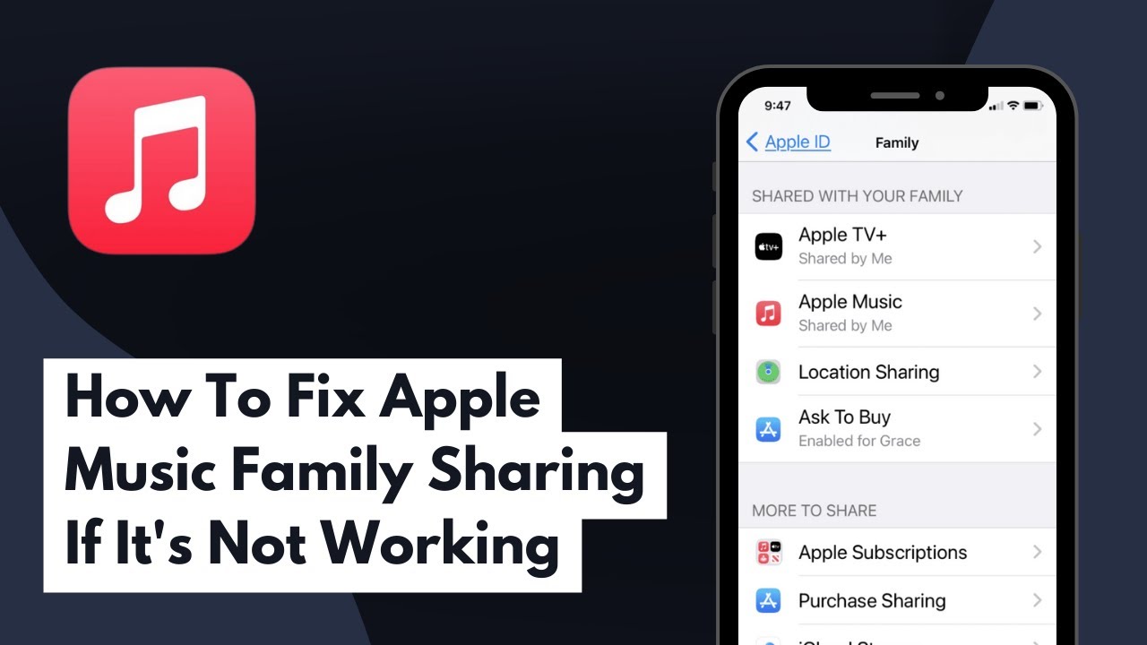 How To Fix Apple Music Family Sharing If It's Not Working (Full Guide)