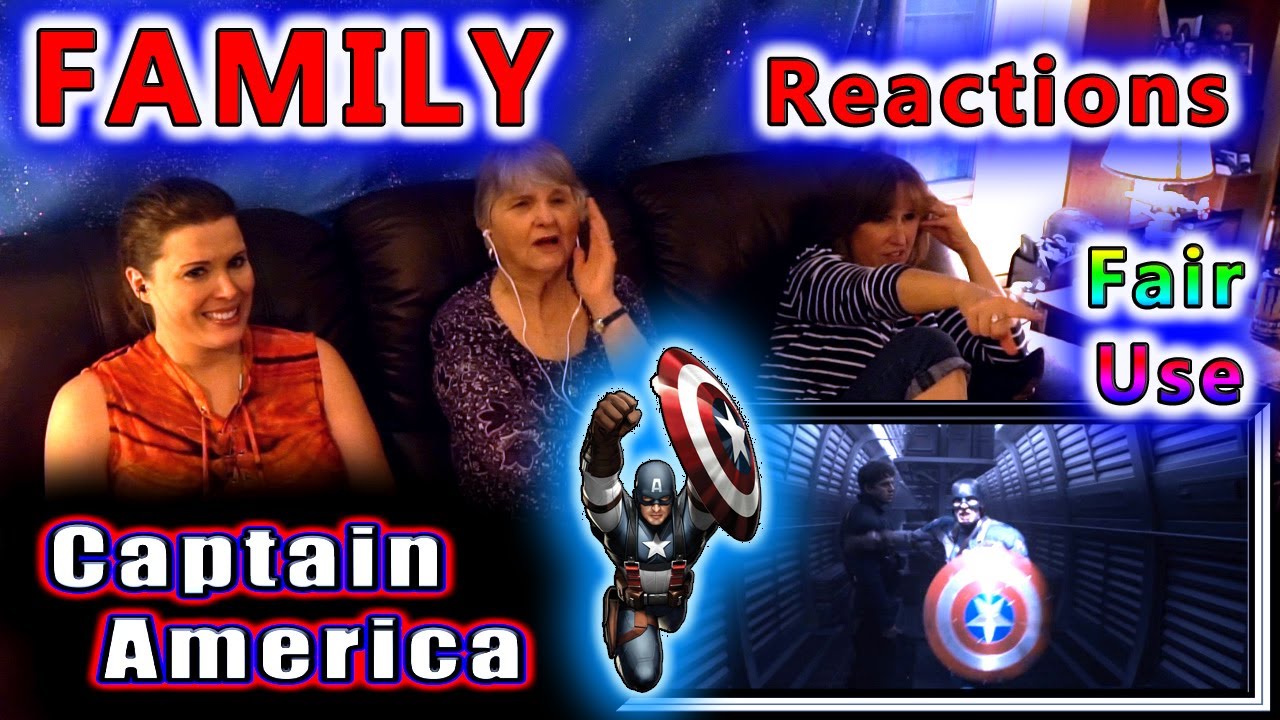 Captain America | FAMILY Reactions | FAIR USE | The First Avenger