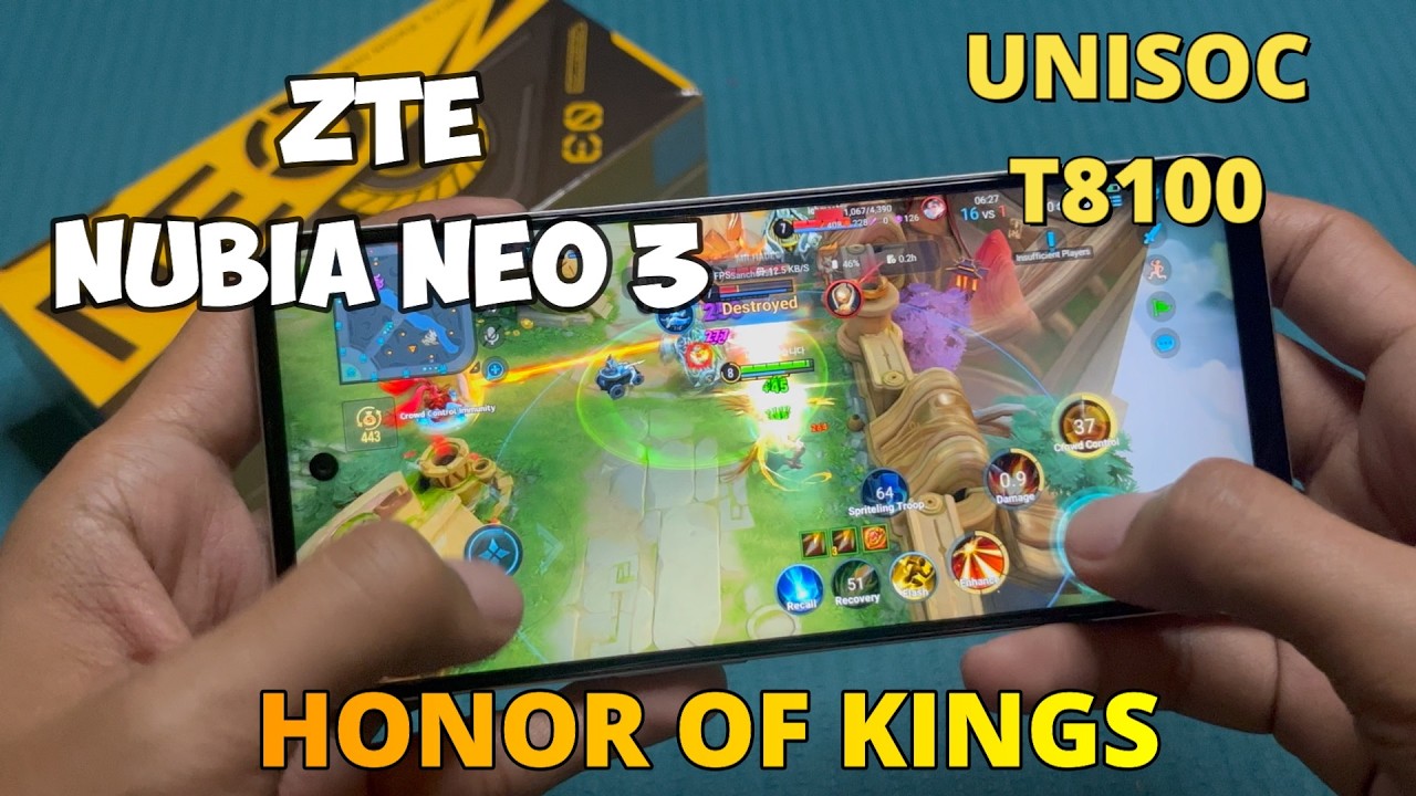 Honor of Kings in ZTE Nubia Neo 3