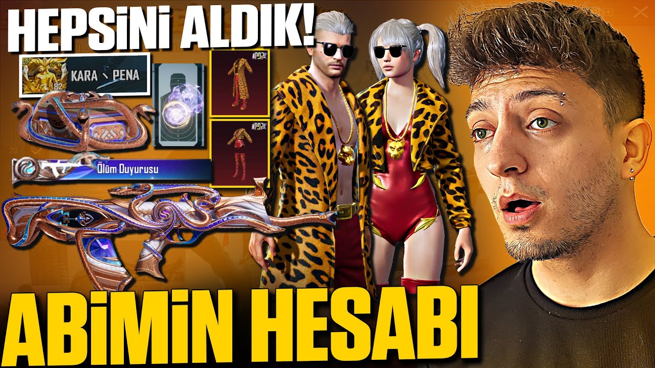 ABİMİN HESABINA YAKUZA SETİ VE YENİ GELEN 8 SEVİYE QBZ ALDIK!! PUBG Mobile