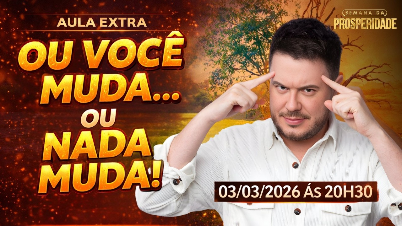 AULA EXTRA: O QUE VOCÊ PRECISA DEIXAR PARA TRÁS PARA PROSPERAR