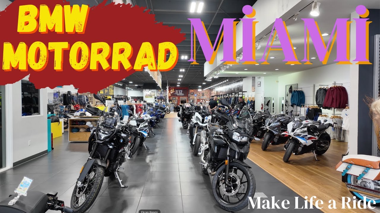 MİAMİ BMW MOTORRAD MAĞAZASINI GEZDİM. #bmwmotorrad  #motorcyclesofmiami #bmwmmotorsport
