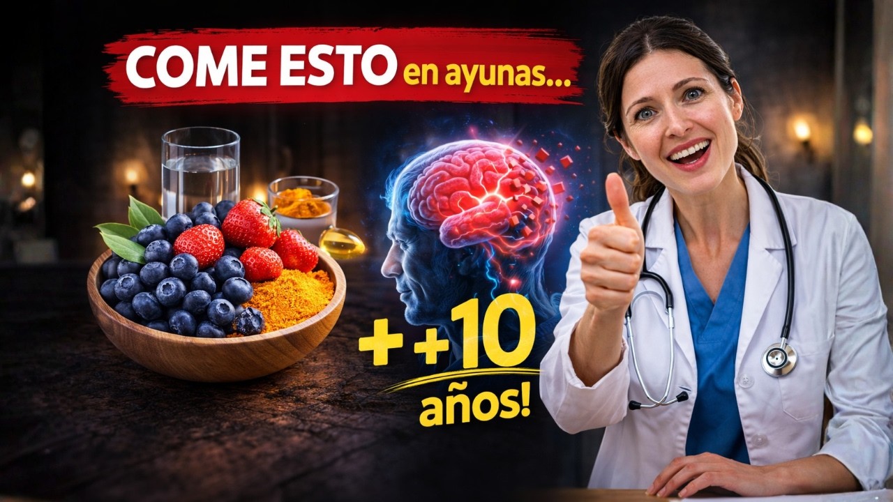 COME ESTO en ayunas y tu cerebro REJUVENECE 10 años