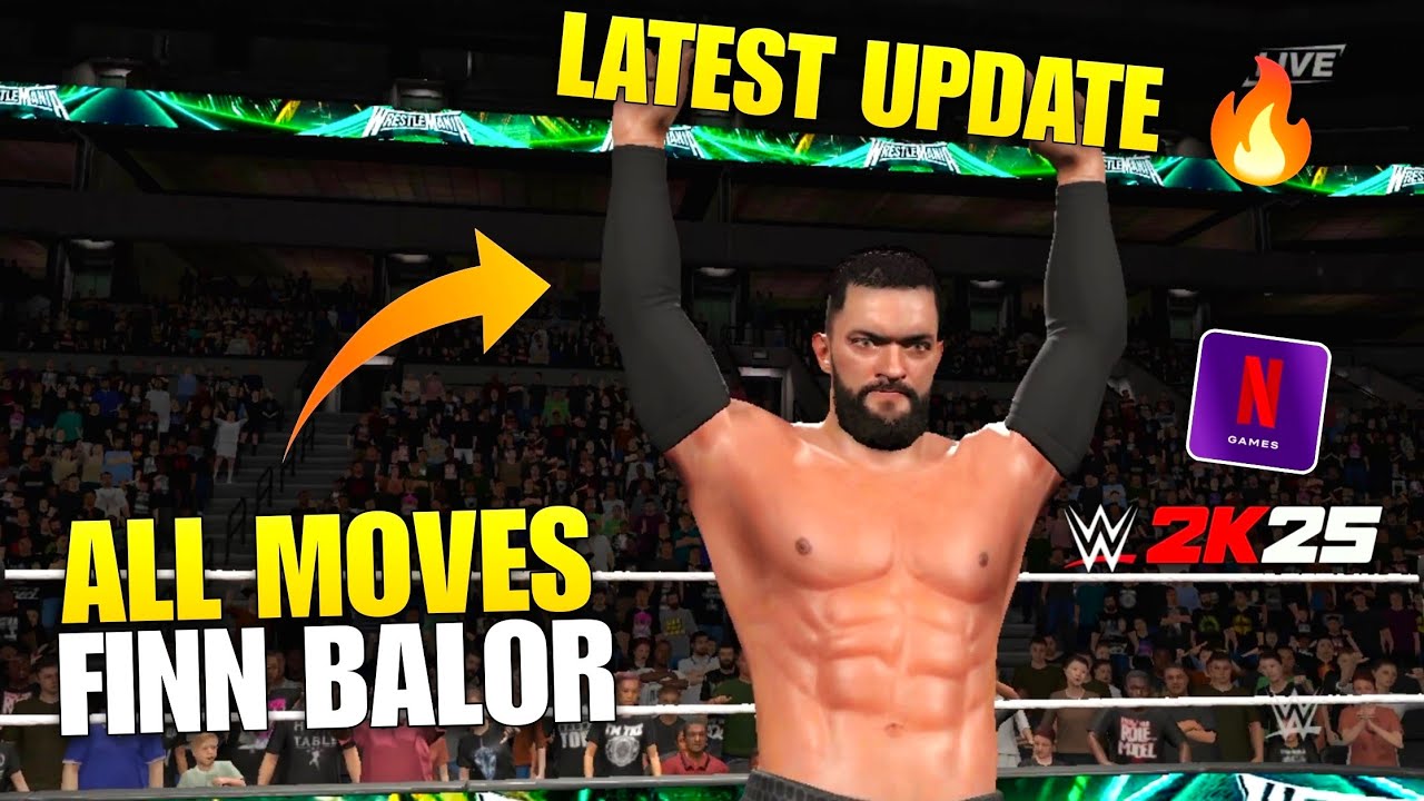 🔥Обновление WWE 2K25 Netflix Edition v0.1314.0! | Разбор всех приемов, фирменных приемов и заверш...