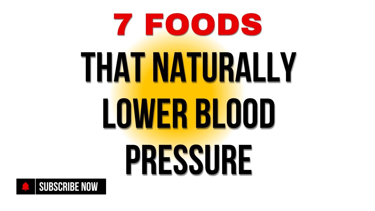 7 Foods That Naturally Lower Blood Pressure In Seniors